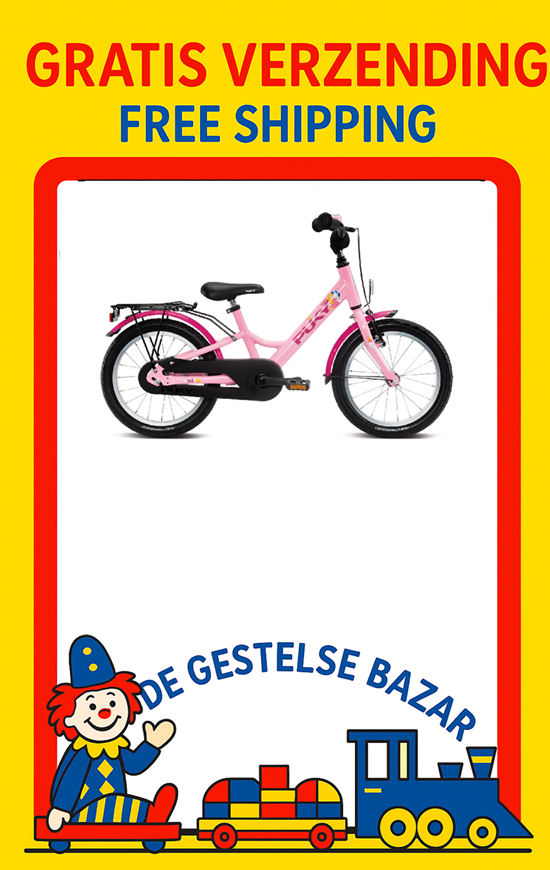 4234 Puky Fiets 16" Aluminium Youke Pink 4+ 