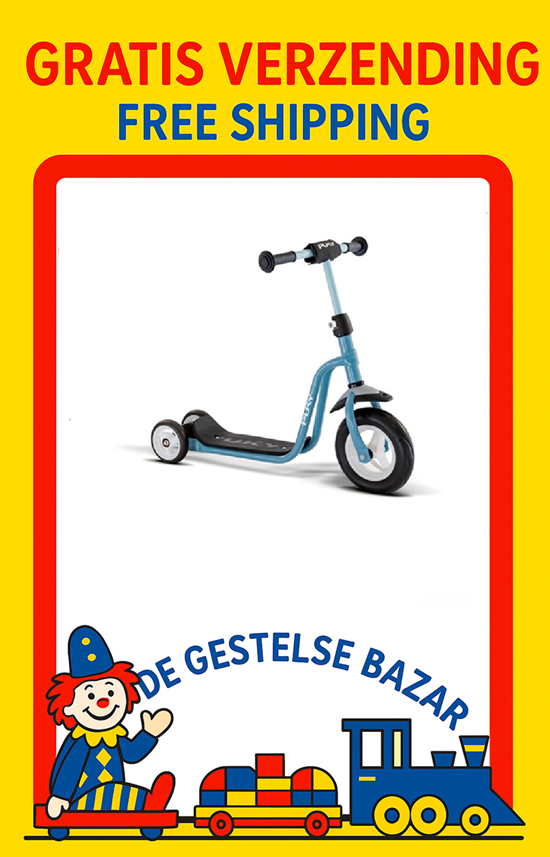 5096 Puky 3-Wiel Scooter Step  R1 Pastelblauw 2+