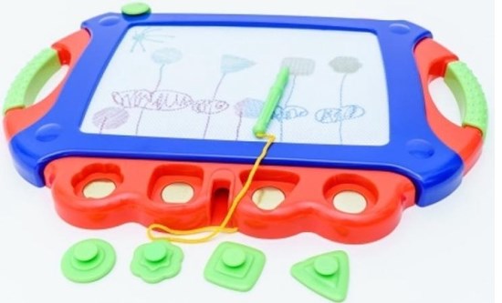 creathek Groot Magnetisch Tekenbord met 4 Stempels 3+ 