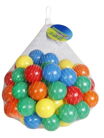 outdoor active Zak met circa 70 Ballenbak Ballen in Net