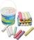 outdoor active STOEPKRIJT in een EMMER 20 stuks 3+