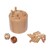 Natural Games Dobbelspel Super Six Hout 6+