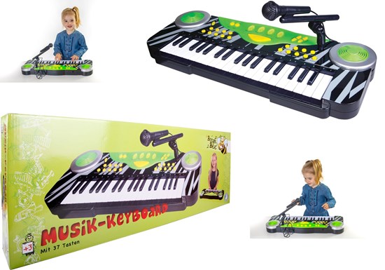 boogiebee Music Keyboard met Microfoon 3+ (4xAA) 