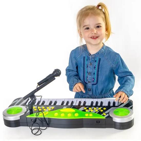 Boogiebee Music Keyboard met Microfoon 3+ (4xAA)