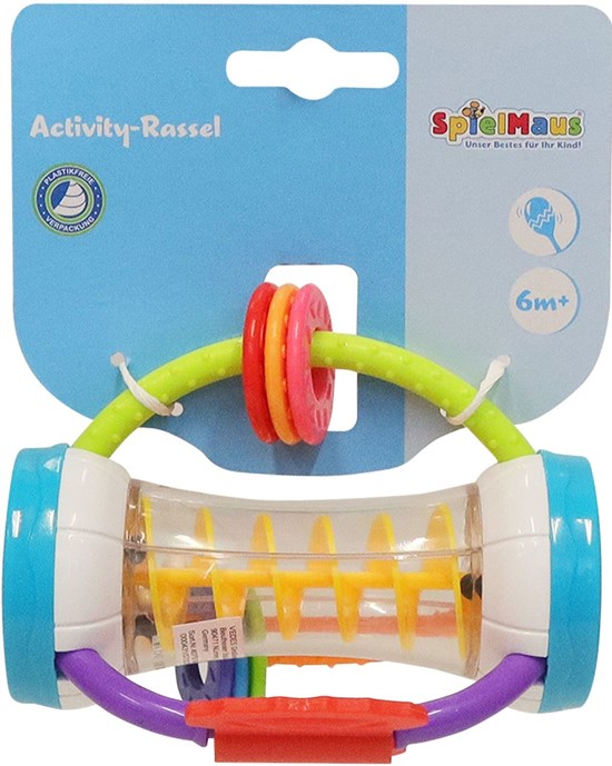 Spielmaus Sensorische Activity Rammelaar met Spiegel 6mnd+ 