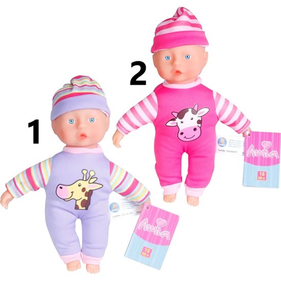 Amia Mini Popje ass.kleuren circa 20cm 18mnd+ 