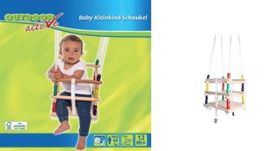 outdoor active HOUTEN BABYSCHOMMEL 12mnd+