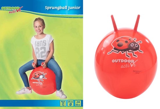 outdoor active Skippybal Kever 45-50cm Ø Rood max 50kg 24mnd+ 