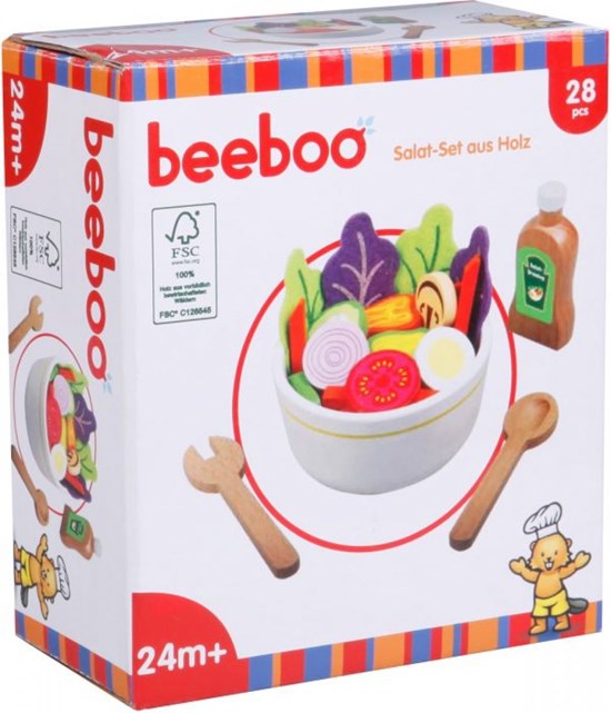 BeeBoo Keuken Salade uit Hout 30dlg 2+