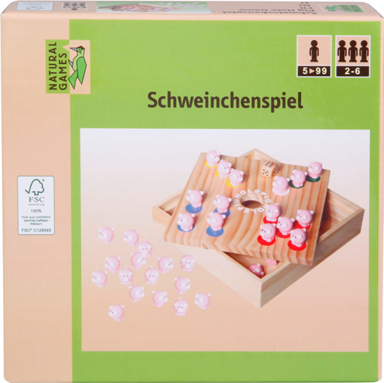 Natural Games Zwijntjes Biggen Dobbelspel 5+