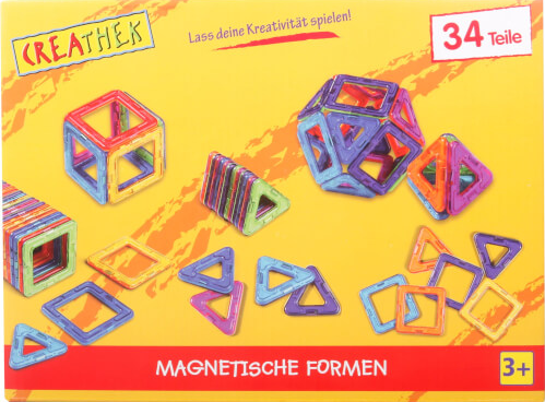 Creathek Magnetische Vormen 34 stuks 3+