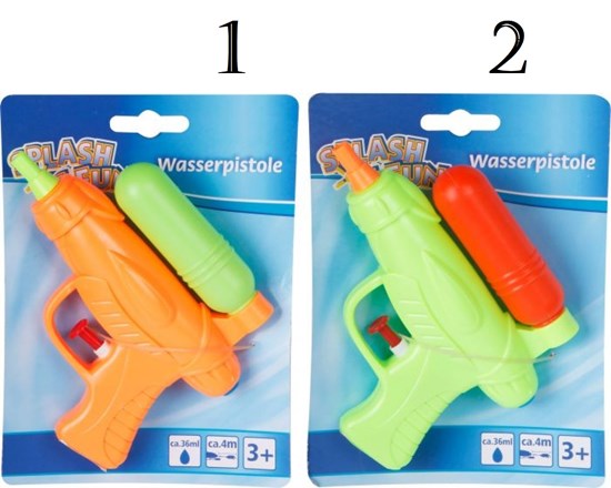 Splash & Fun Waterpistool 13cm Assorti 3+