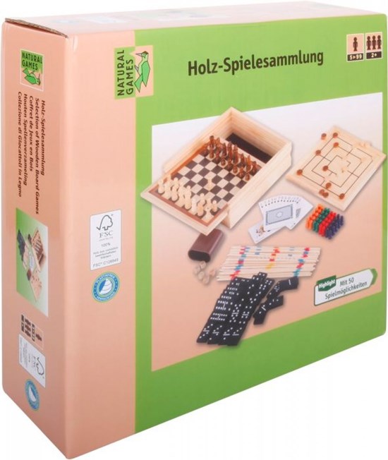 Natural Games 50in1 Spellen Verzameling 5+ 