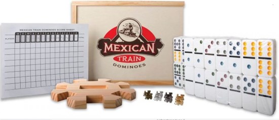 sokken Voordracht Leven van natural games Mexican Train Domino spel 66dlg 3+