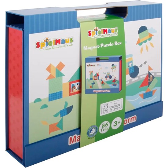 spielmaus Magneet Puzzel Box 81dlg 3+
