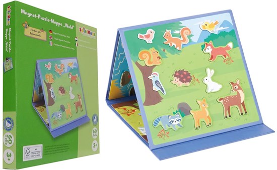 Magnetische Puzzel Dierenbos 60dlg 3+