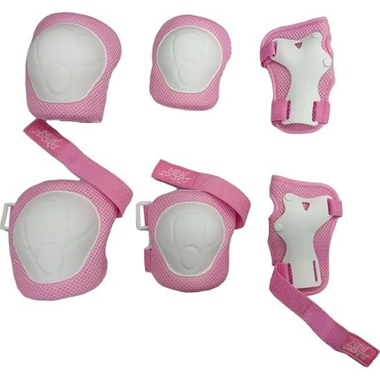 New Sports Beschermset maat S tot 25kg Roze 