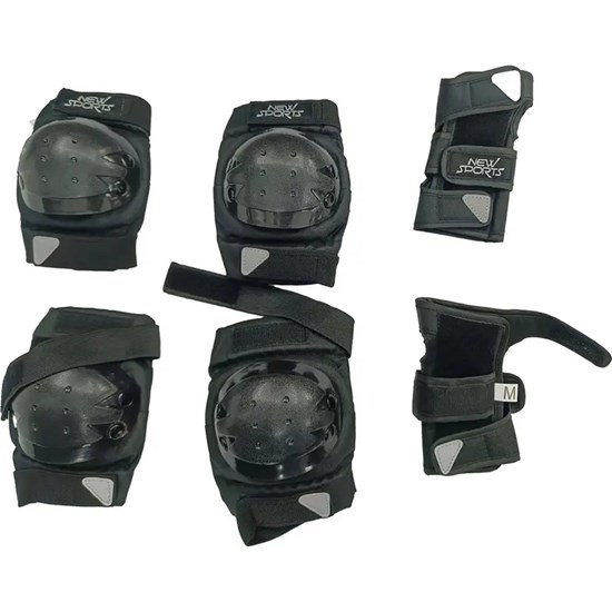 New Sports Beschermset maat S tot 25kg Zwart 