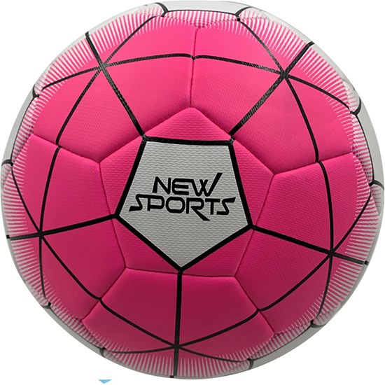 New Sports Voetbal Roze/Wit maat 5 