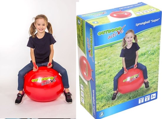 Outdoor Active Skippybal Rood Circa 60cm Ø 