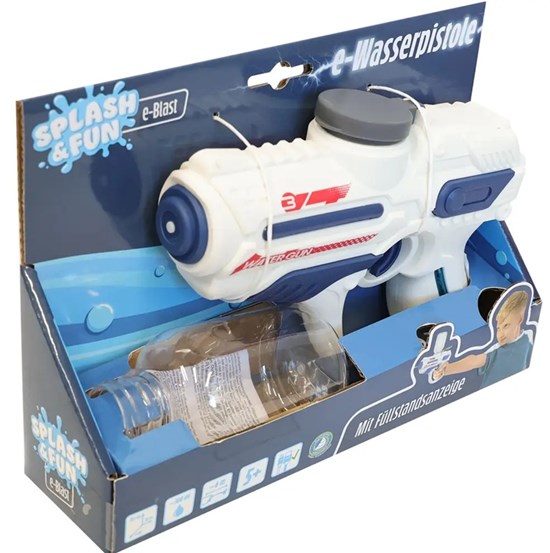 Splash&Fun Automatisch Waterpistool met USB Kabel Circa tot 6mtr 5+ 