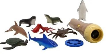 Dierfiguren met Zaklamp Projektor assorti