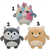 Amia Pluche Kussen Squishie Glow in de Dark circa 30cm  