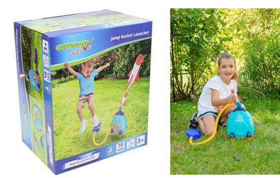 Outdoor Active Pocket Launcher met 5 Raketten 3+  
