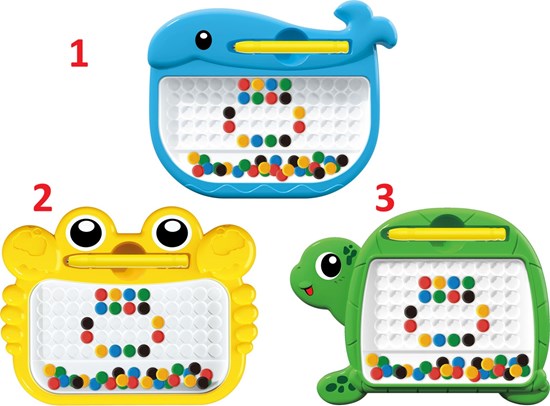 Crethek Mini Magneet Tekenbord ass.Dieren 5+ 