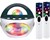 BoogieBee Karaoke Disco set met 2 Microfoons en Accu 