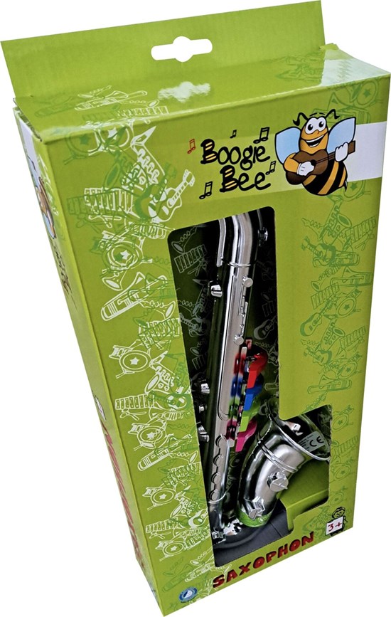 BoogieBee Saxofoon Zilver circa 36cm 3+ 