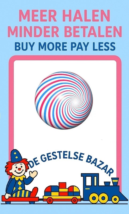 Outdoor Active Bonte Bal Spiraal circa 23cm ø 