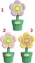Bloemen Hand Ventilator met USB Aansluiting Assorti 
