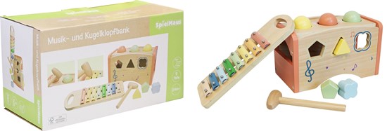 Spielmaus Hamer/Xylofoon Bankje hout 2+  