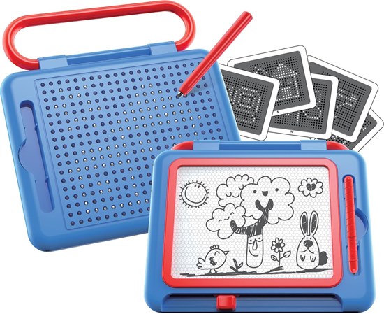 Creathek 2in1 Magneet Bolletjes Tekenbord 3+