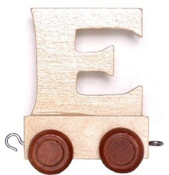 Lettertrein Letter E