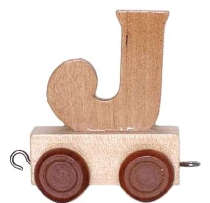 Lettertrein Letter J