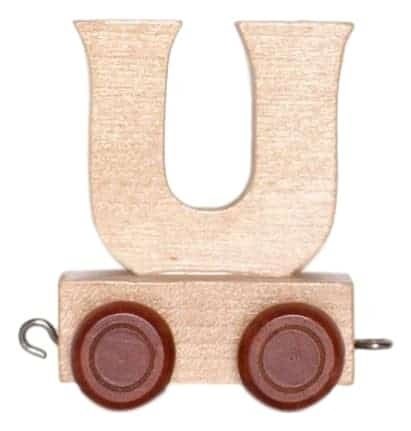 Lettertrein Letter U