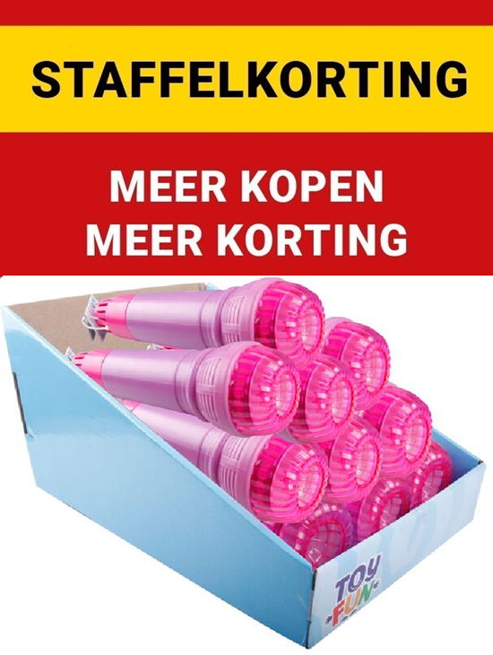 toy fun Super GROTE ECHO Microfoon Paars/roze 3+ 