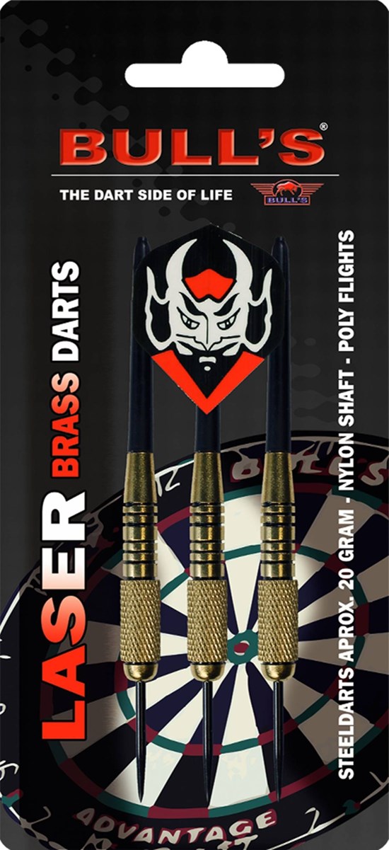 Bull's 3 Steeldart Laser Brass Darts 20gram