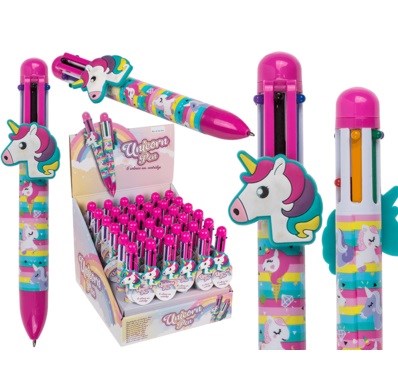 Unicorn Ballpoint Pen 6 kleuren 