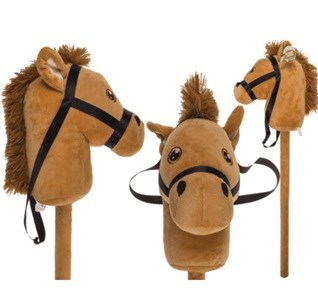 Hobby Horse Stokpaard Bruin circa 75cm 