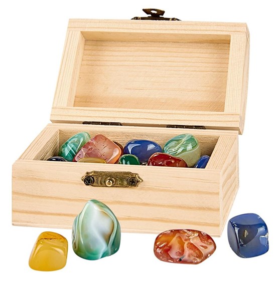 moses Houten Piratenkist met Mineralen Schat 6+ 
