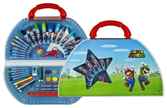 Super Mario Kleurkoffer 51-delig 