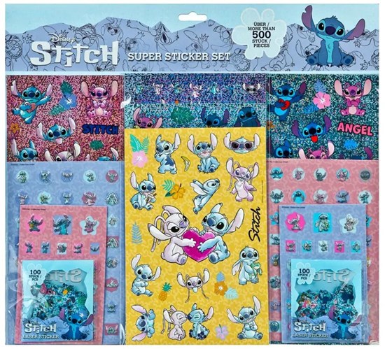 Disney Stitch SUPER Sticker set 