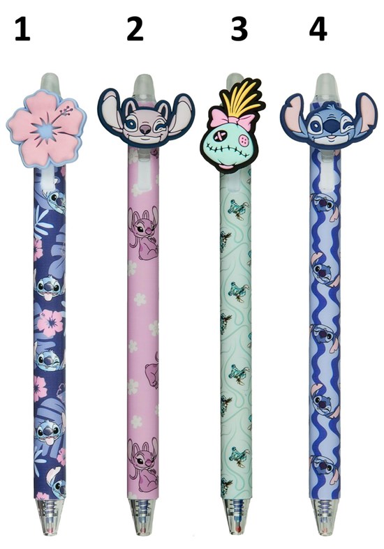 Disney Stitch Uitwisbare Gel Pen assorti 3+ Prijs=Per Stuk 