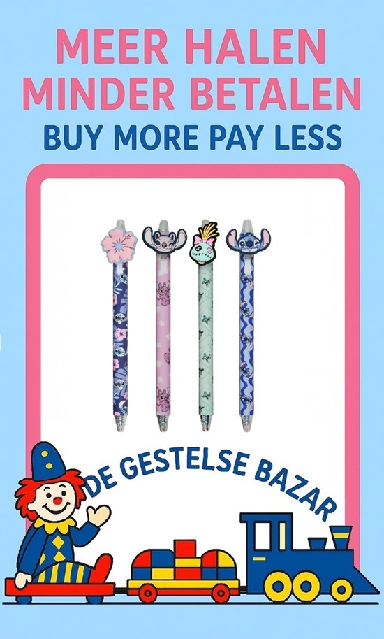 Disney Lilo & Stitch Uitwisbare Gel Pen assorti 