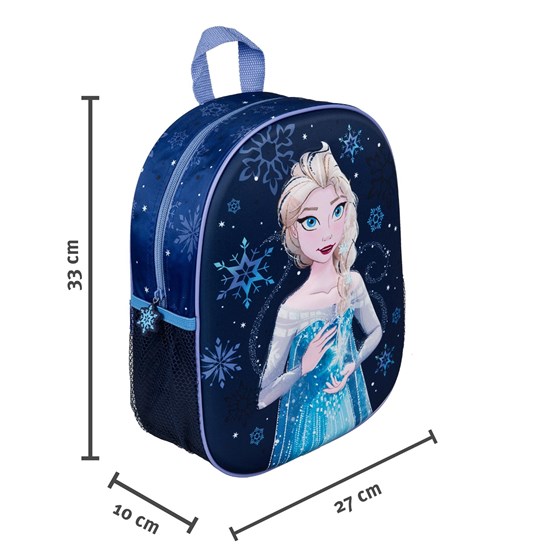 3D Frozen Rugzak Sneeuwster Blauw 