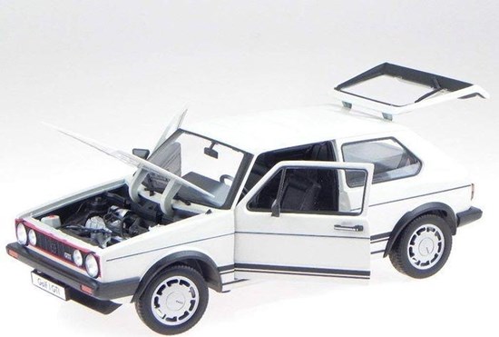 welly Volkswagen Golf I GTI Wit schaal 1/18