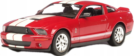 welly nex 2007 SHELBY COBRA GT500 rood/wit 1/24